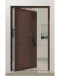 PIVOT V63 - puerta de entrada pivotante de aluminio con diseño fresado