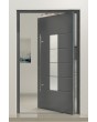 PIVOT AP06 - Puerta de entrada pivotante de aluminio para uso intensivo