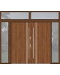 configuración personalizada - Puerta doble Fargo con luces laterales izquierda, derecha y superior