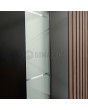 PIVOT RAIL4 - puerta pivotante de aluminio con lamas verticales de perfiles de aluminio