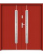 Sta Rigel Double: puerta exterior de acero resistente a la intemperie con doble entrada.