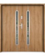 Sta Rigel Double: puerta exterior de acero resistente a la intemperie con doble entrada.