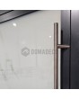 LIM GLASS double S - puerta doble de aluminio esmerilado con motivo transparente