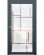 LIM Glass S17 - puerta delantera esmerilada de calidad con decoración transparente