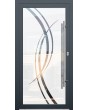 LIM Glass S18 - puerta delantera esmerilada de calidad con decoración transparente