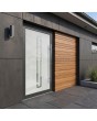 Renueva tu espacio con la puerta de entrada LIM Glass S9 Origin, con acabado esmerilado y un elegante diseño transparente.