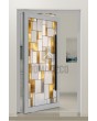 PIVOT SG2 - Puerta pivotante exterior de aluminio con vidrio tintado personalizado