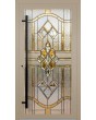LIM SG4 - Puerta exterior con bisagras de aluminio y vidrio tintado