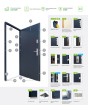 Fargo 21A double - puerta delantera exterior doble