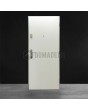 Puerta de entrada de acero blanco resistente a la intemperie