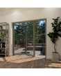 Puertas plegables de aluminio de 2 hojas