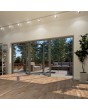 Puertas plegables de aluminio de 4 paneles