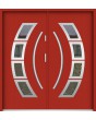 Sta Taurus Double: puerta doble metálica exterior de alta seguridad con cristal.