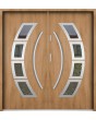 Sta Taurus Double: puerta doble metálica exterior de alta seguridad con cristal.