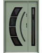 Sta Taurus Duo noir - puerta entrada exterior con sidelite