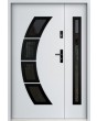 Sta Taurus Duo noir - puerta entrada exterior con sidelite