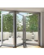 Puertas plegables de aluminio de 3 hojas