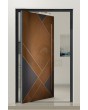 PIVOT V10 - puerta pivotante con acabado en madera