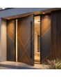 PIVOT V10 - puerta pivotante con acabado en madera