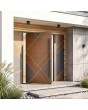 PIVOT V10 - puerta pivotante con acabado en madera