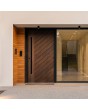 PIVOT V11 - puerta pivotante con revestimiento de madera sublimada