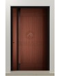 LIM V12 - Puerta delantera de aluminio con revestimiento de madera sublimada