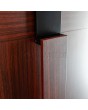 LIM V12 - Puerta delantera de aluminio con revestimiento de madera sublimada