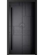 LIM V20: puerta de entrada de seguridad con composición geométrica