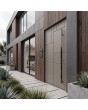LIM V20: puerta de entrada de seguridad con composición geométrica