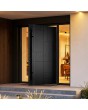 PIVOT V20 - puerta pivotante de aluminio con composición geométrica