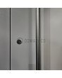 LIM v28 doble - puerta de entrada doble de aluminio con decoración de madera