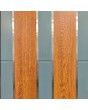 LIM v28 doble - puerta de entrada doble de aluminio con decoración de madera