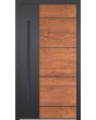 LIM v36 - puerta de entrada de aluminio con piedra natural