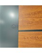PIVOT V36 - puerta de entrada pivotante de aluminio con decoración de madera