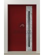 PIVOT V41 - pivote de puerta delantera de aluminio con textura de piedra de roca blanca