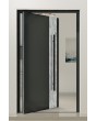 PIVOT V41 - pivote de puerta delantera de aluminio con textura de piedra de roca blanca