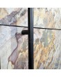 PIVOT V46 - pivote de puerta de aluminio con chapado de piedra arenisca