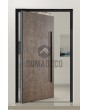 PIVOT V53 - puerta pivotante de aluminio oxidado recubierta de cuarzo sinterizado oxidado