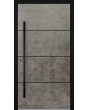 LIM V56 - puerta de entrada de aluminio revestida de cuarzo sinterizado