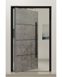 PIVOT V56 - puerta pivotante de aluminio revestida de cuarzo sinterizado