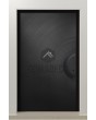 LIM V63 - puerta delantera batiente de aluminio con dibujo fresado