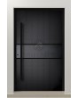 PIVOT V67 - puerta pivotante con motivos geométricos fresados
