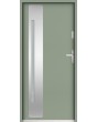 Sta Valle trois - puerta de entrada de acero con cristal