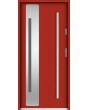 Sta Valle trois - puerta de entrada de acero con cristal