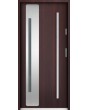 Sta Valle trois - puerta de entrada de acero con cristal