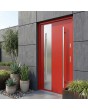 Sta Valle trois - puerta de entrada de acero con cristal