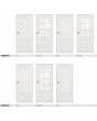 Plano MODERN - puertas de interior blancas