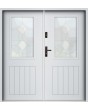 Sta Volta Double: puerta doble de acero con ventana