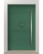 PIVOT W313: moderna puerta de entrada con pivote de aluminio