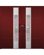 LIM W321 doble - moderna puerta de entrada doble de aluminio